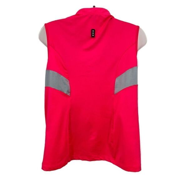 Jamie Sadock Sleeveless Golf Top Women's Medium Hot Pink Gray Pickleball - Picture 15 of 16